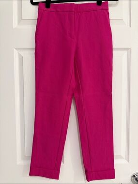 NWOT Ann Taylor Tailored Ankle Pants in Bright Fuchsia